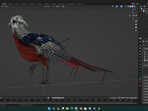 PheasantA2 Modello 3D