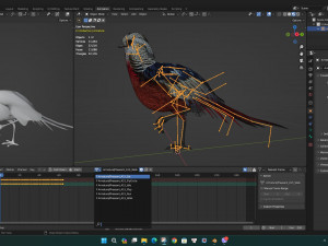 PheasantA2 Modello 3D