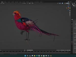 PheasantA3 3Dモデル
