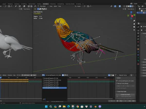 PheasantA4 3D Model