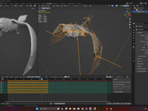 GufoUccelloA1 Modello 3D