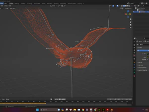 GufoUccelloA1 Modello 3D