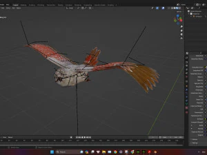 CorujaP&aacute;ssaroA2 Modelo 3D