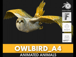OwlBirdA4 3Dモデル