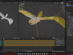 GufoUccelloA4 Modello 3D