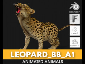 LeopardBabyA1 3Dモデル