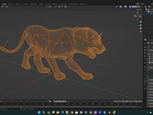 LeopardBabyA1 3D Model