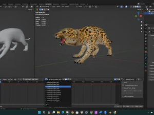 LeopardBabyA1 3D Model