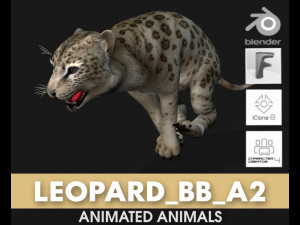 LeopardBabyA2 Modelo 3D