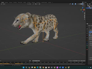 LeopardBabyA2 3D Model