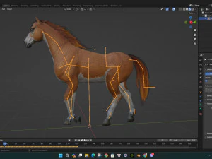 CavalloA2 Modello 3D