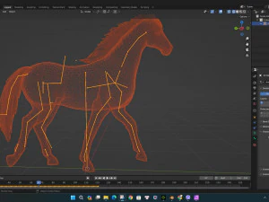 CavalloA2 Modello 3D
