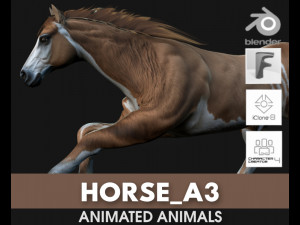 HorseA3 Modelo 3D