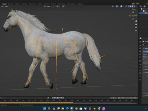 HorseA5 Modello 3D