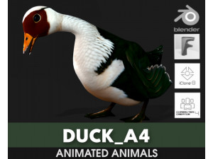 DuckA4 3D Модель