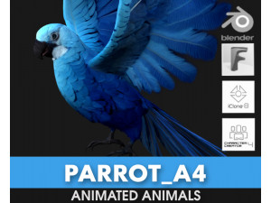 ParrotA4 3D-Modell