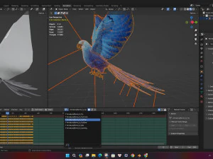 PerroquetA4 Modèle 3D