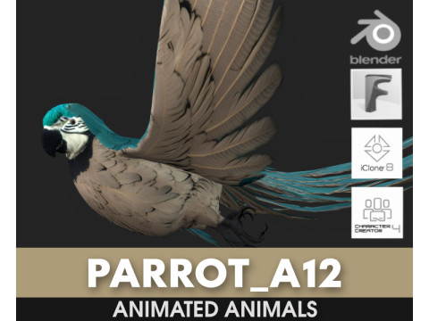 ParrotA12 3D-Modell
