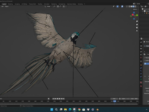 ParrotA12 Modello 3D