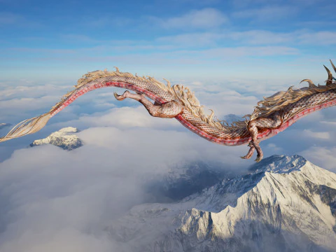 Dragon Ver5-Fly02 3D Model