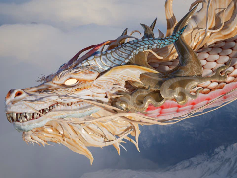 Dragon Ver5-Fly02 3D Model