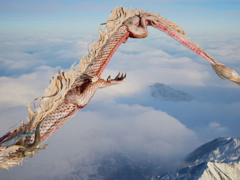 Dragon Ver5-Fly02 3D Model