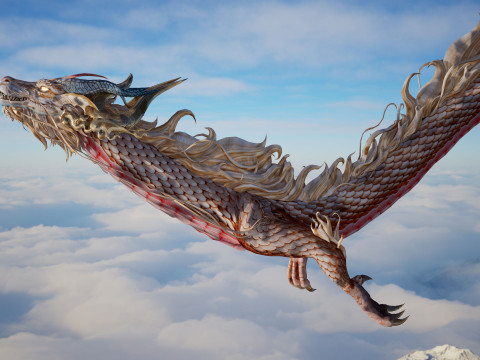 Dragon Ver5-Fly02 3D मॉडल