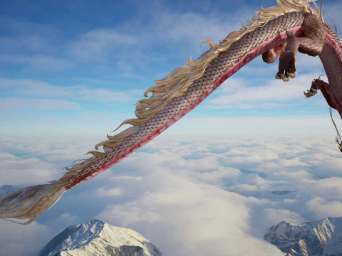 Dragon Ver5-Fly02 3D Model