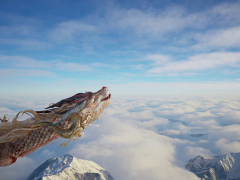 Dragon Ver5-Fly02 3D Model