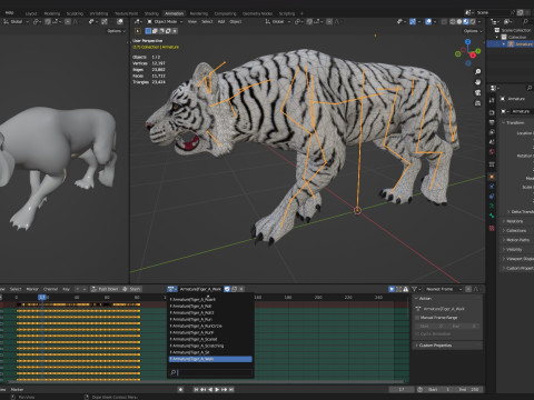TigerA2 Modello 3D