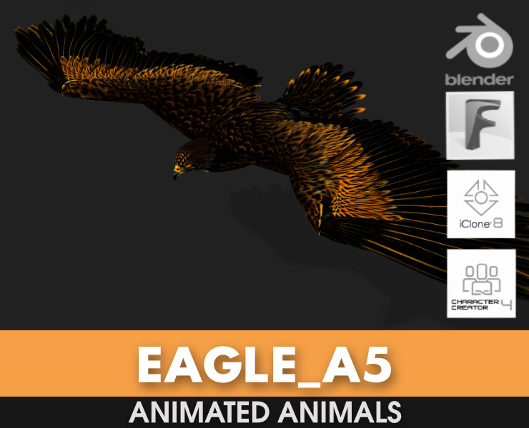 EagleA5 Modèle 3D .c4d .max .obj .3ds .fbx .stl .blend 