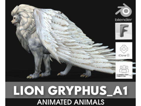 Lion GryphusA1 Model 3D