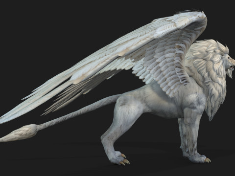Lion GryphusA1 3Dモデル