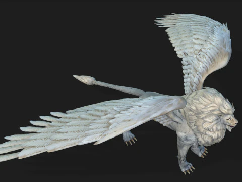 Lion GryphusA1 3D Model