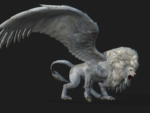 Lion GryphusA1 3Dモデル
