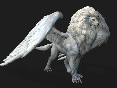Lion GryphusA1 3Dモデル