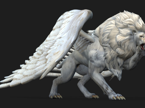 Lion GryphusA1 3Dモデル