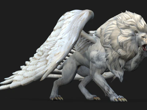 Lion GryphusA1 3D Model