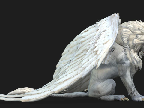 Lion GryphusA1 3D Model