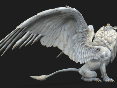 Lion GryphusA1 3D Model