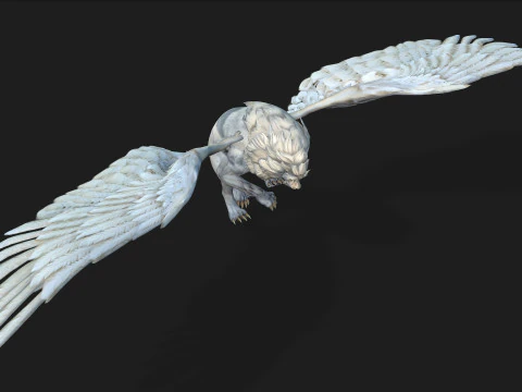 Lion GryphusA1 3D Model