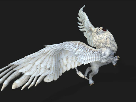 Lion GryphusA1 3D Model
