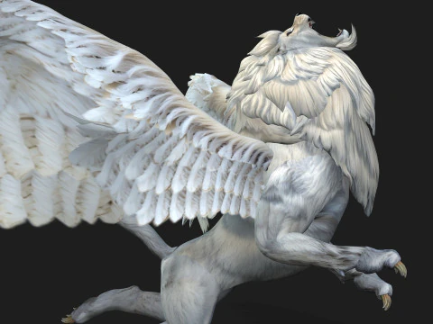 Lion GryphusA1 3D Model