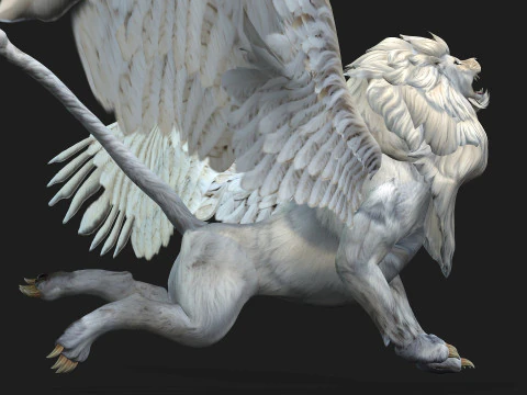 Lion GryphusA1 3D Model