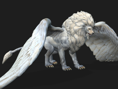 Lion GryphusA1 3Dモデル
