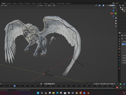 Lion GryphusA1 3Dモデル