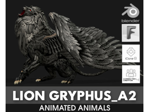 Lion GryphusA2 Model 3D
