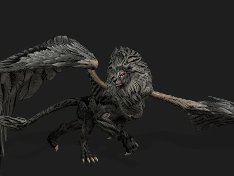 Leone GrifoA2 Modello 3D