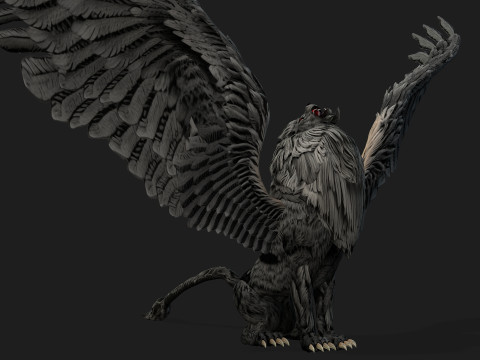 Lion GryphusA2 3D Model