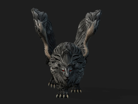 Lion GryphusA2 3D Model